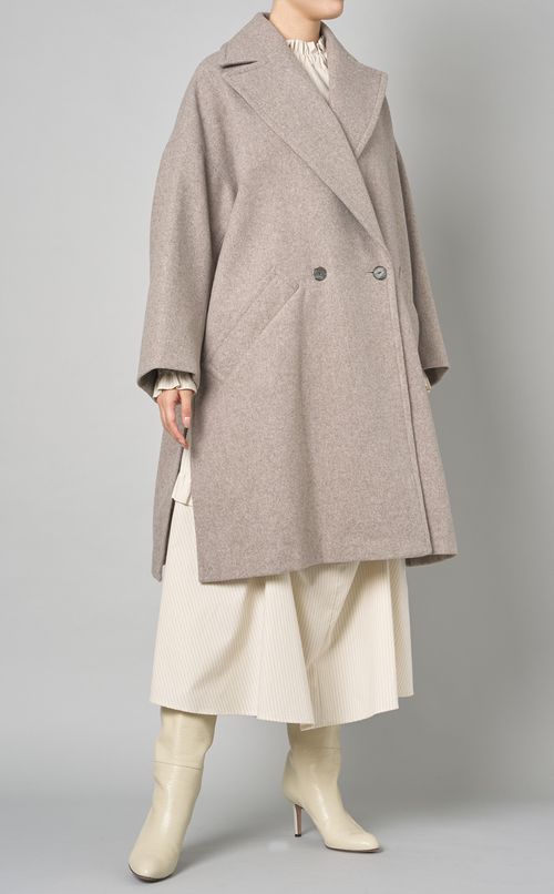【別注】ウールテーラードAラインコート