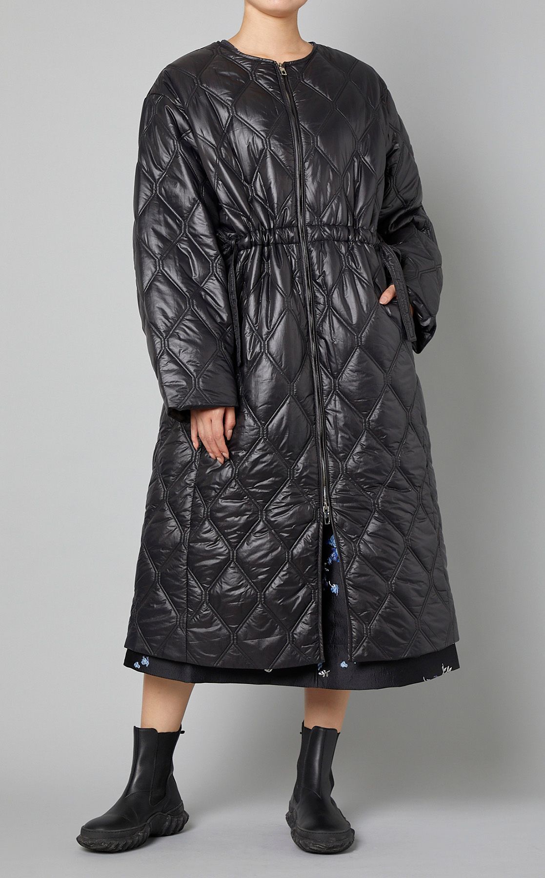 ganni ロングコート