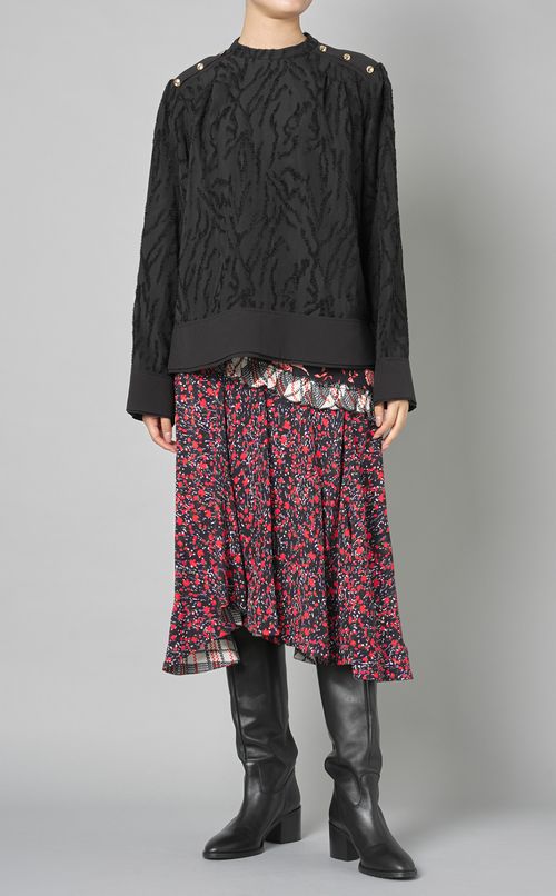 シャドウジャガードハイネックブラウス