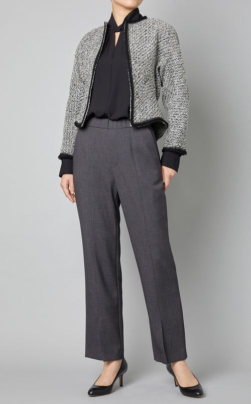 ツイードノーカラージャケット