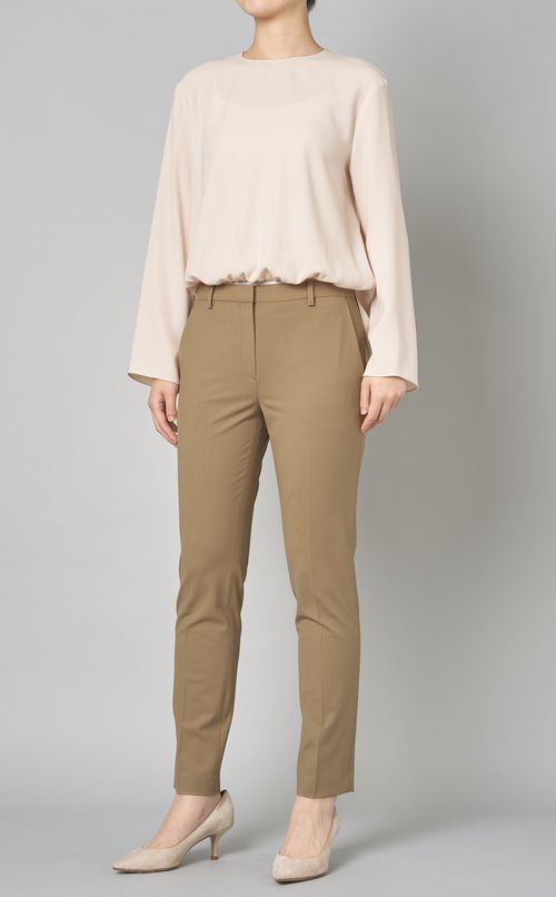 トレーサブルウールクロップドパンツ