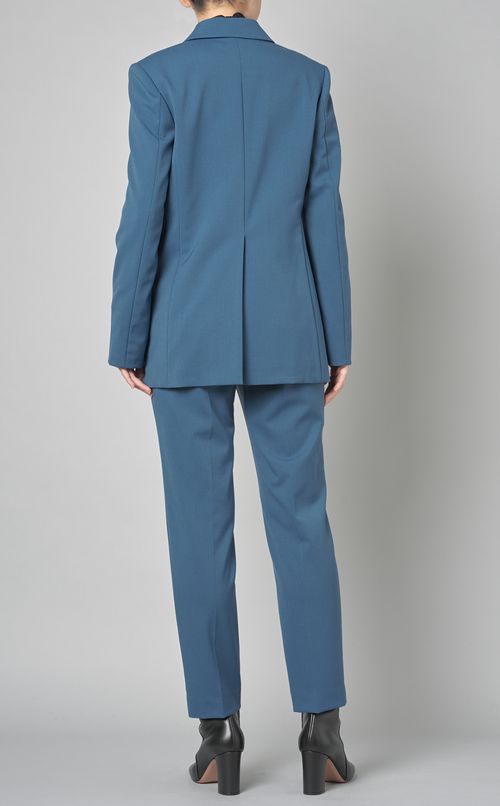 ピークドラペルダブルジャケット