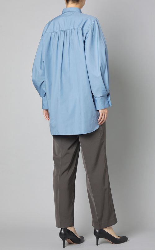 タックボリュームスリーブシャツ