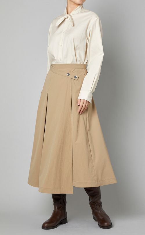 ツイルコットンスカーフシャツ