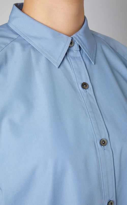 タックボリュームスリーブシャツ