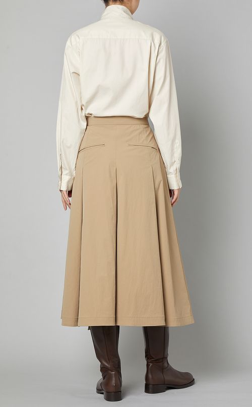 ツイルコットンスカーフシャツ