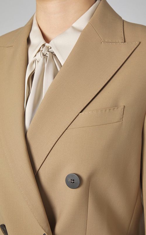 トレーサブルウールダブルジャケット