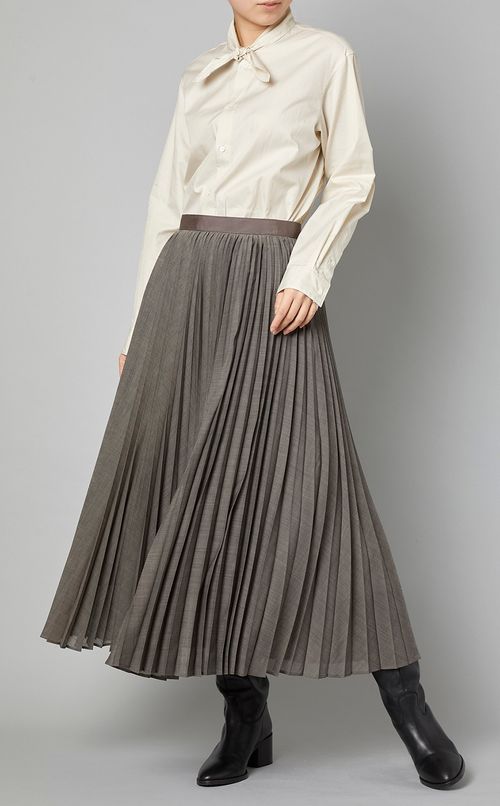 ツイルコットンスカーフシャツ