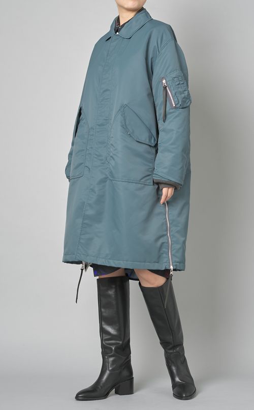 リバーシブルロングMA-1コー卜