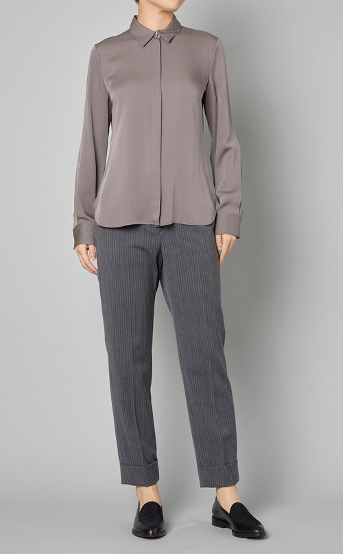 フロント比翼クラシックブラウス