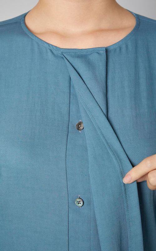 比翼ドレープワンピース