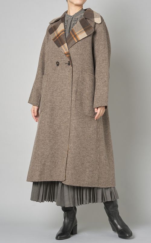 リバーシブルマキシコート