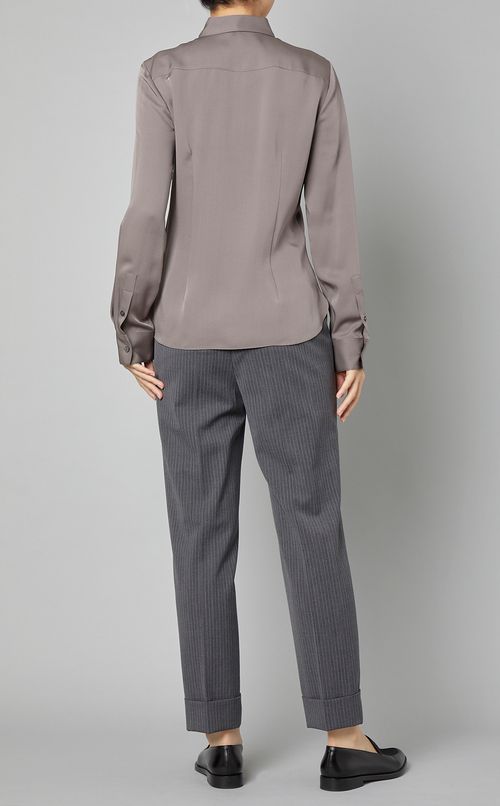 フロント比翼クラシックブラウス