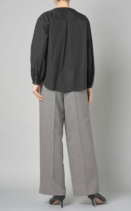 ピンタックスキッパーフレアシャツ