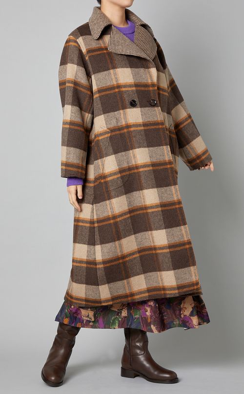 リバーシブルマキシコート