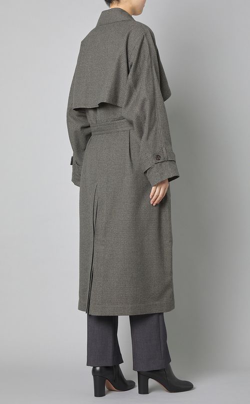 【別注】チェックトレンチコート