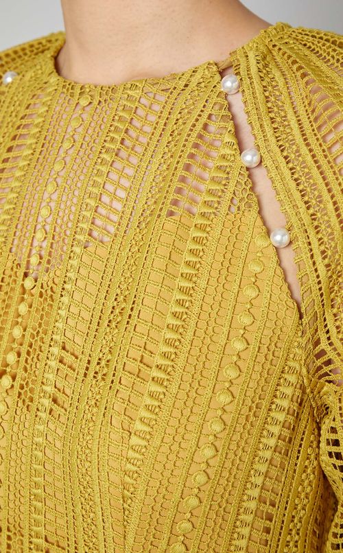 パネルレースワンピース