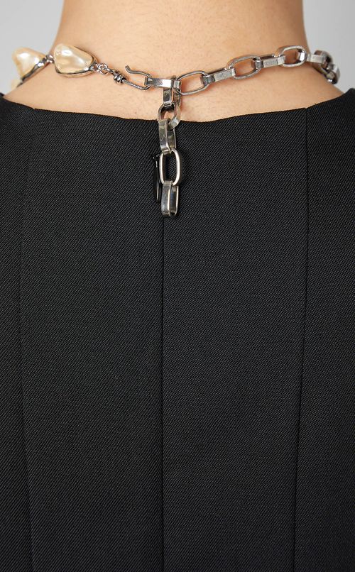 パールモチーフチェーンネックレス