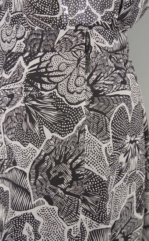 フラワープリントフレアスカート