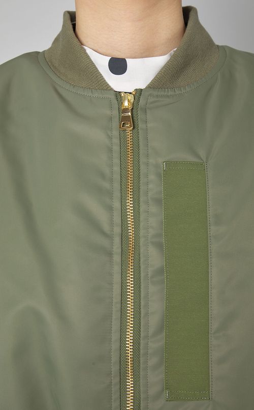 シャーリングMA-1ブルゾン