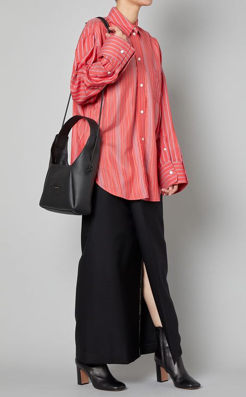 マルチストライプオーバーサイズシャツ