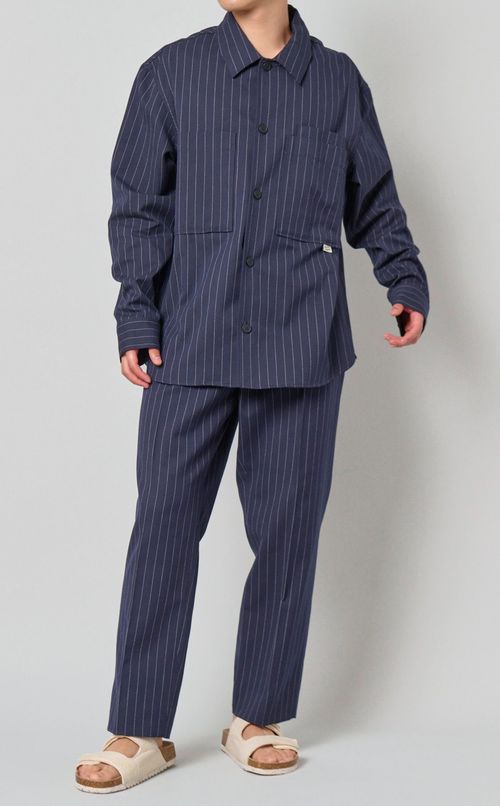 ウールストライプトラウザー