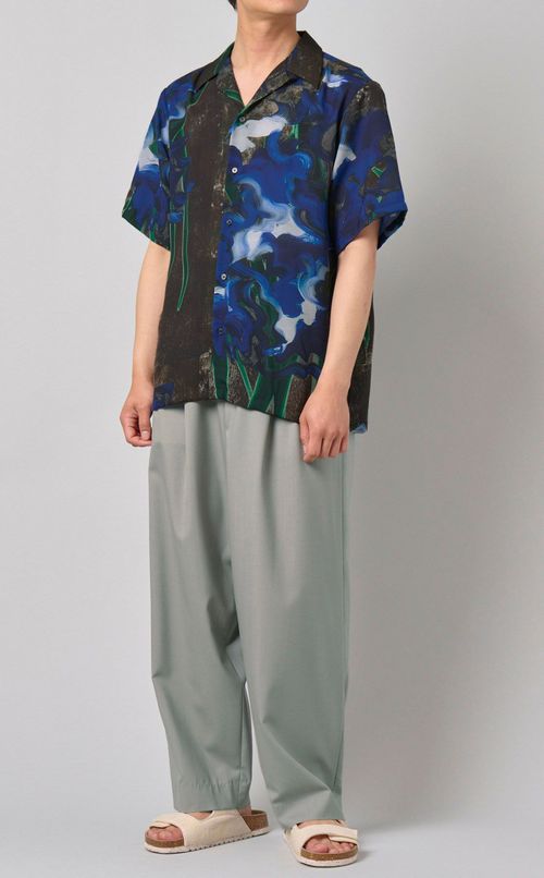 プリントハーフスリーブシャツ