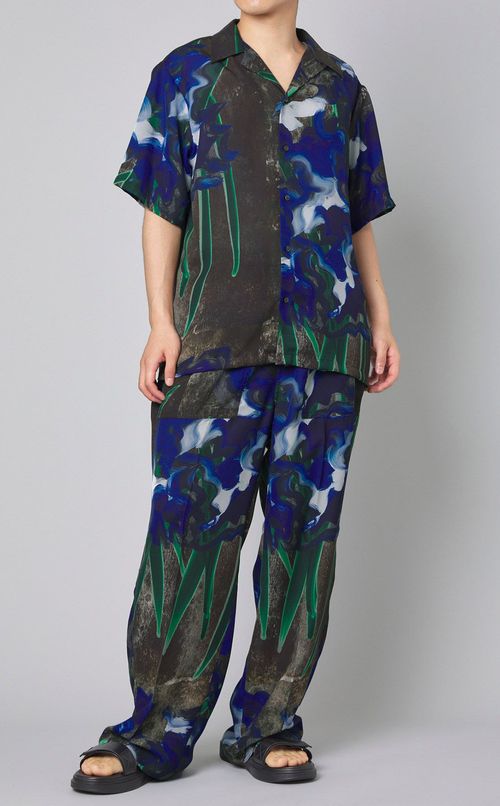 プリントハーフスリーブシャツ