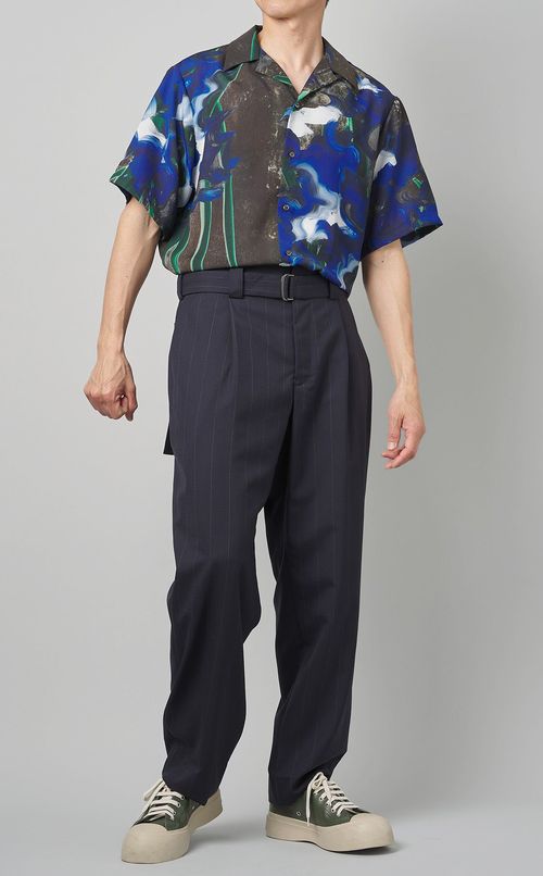 プリントハーフスリーブシャツ