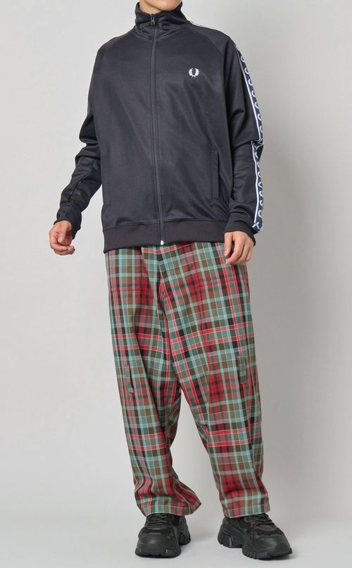 コントラストテープトラックジャケット