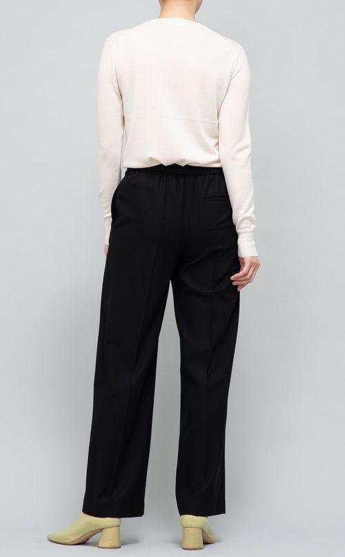 ウール混ワイドパンツ