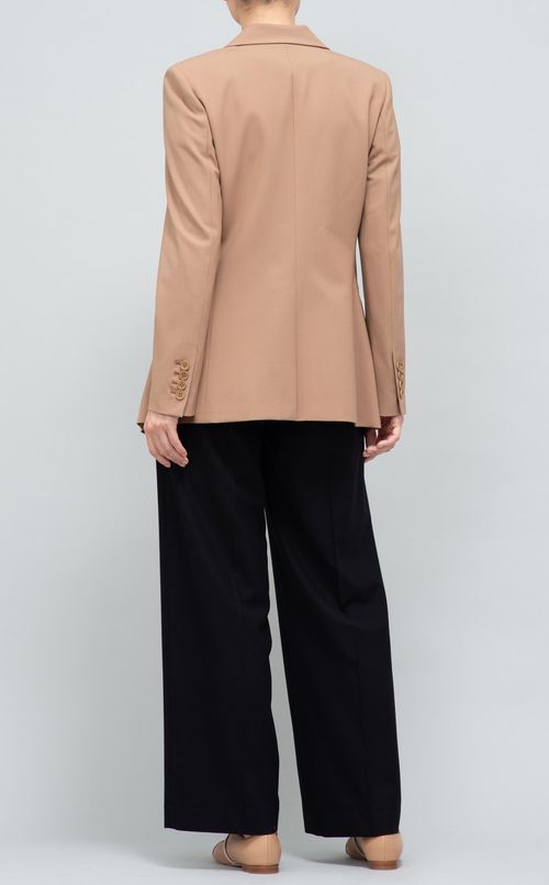 ピークドラペルテーラードジャケット