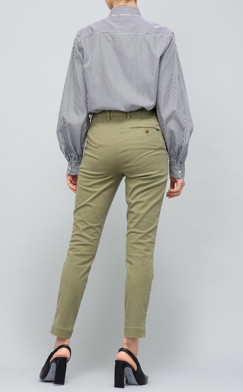 ストライプボウタイシャツ