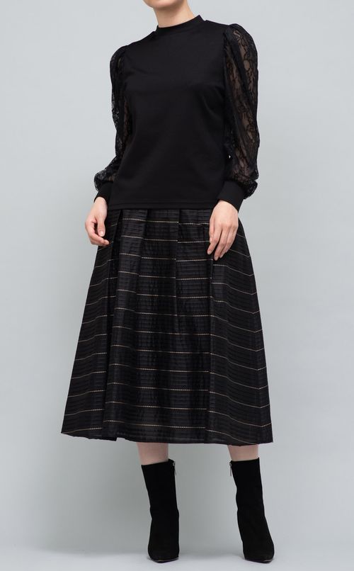 レーススリーブブラウス