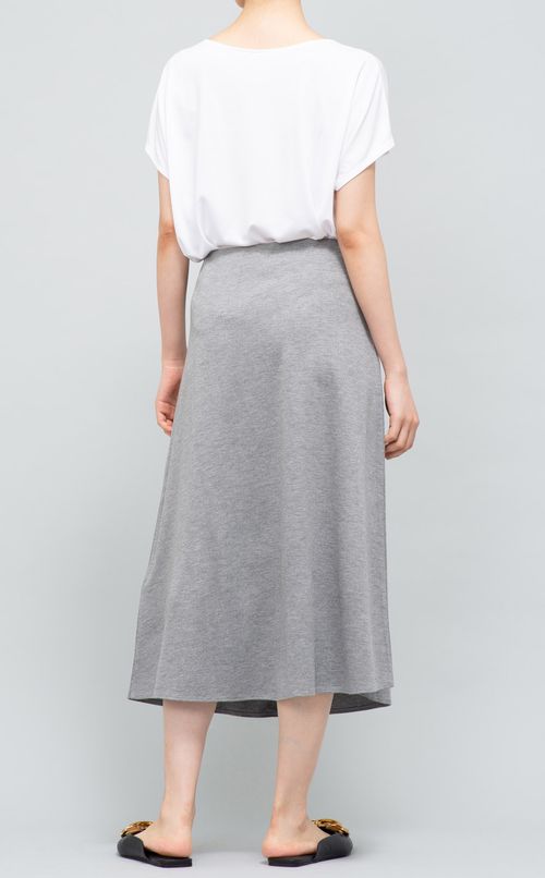 ジャージーフレアミディスカート