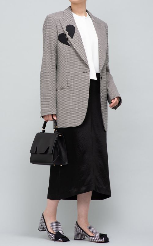 ジャージーサテンシャツワンピース