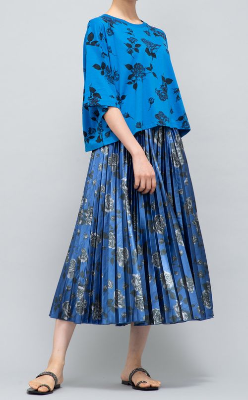 ローズプリントカットソー