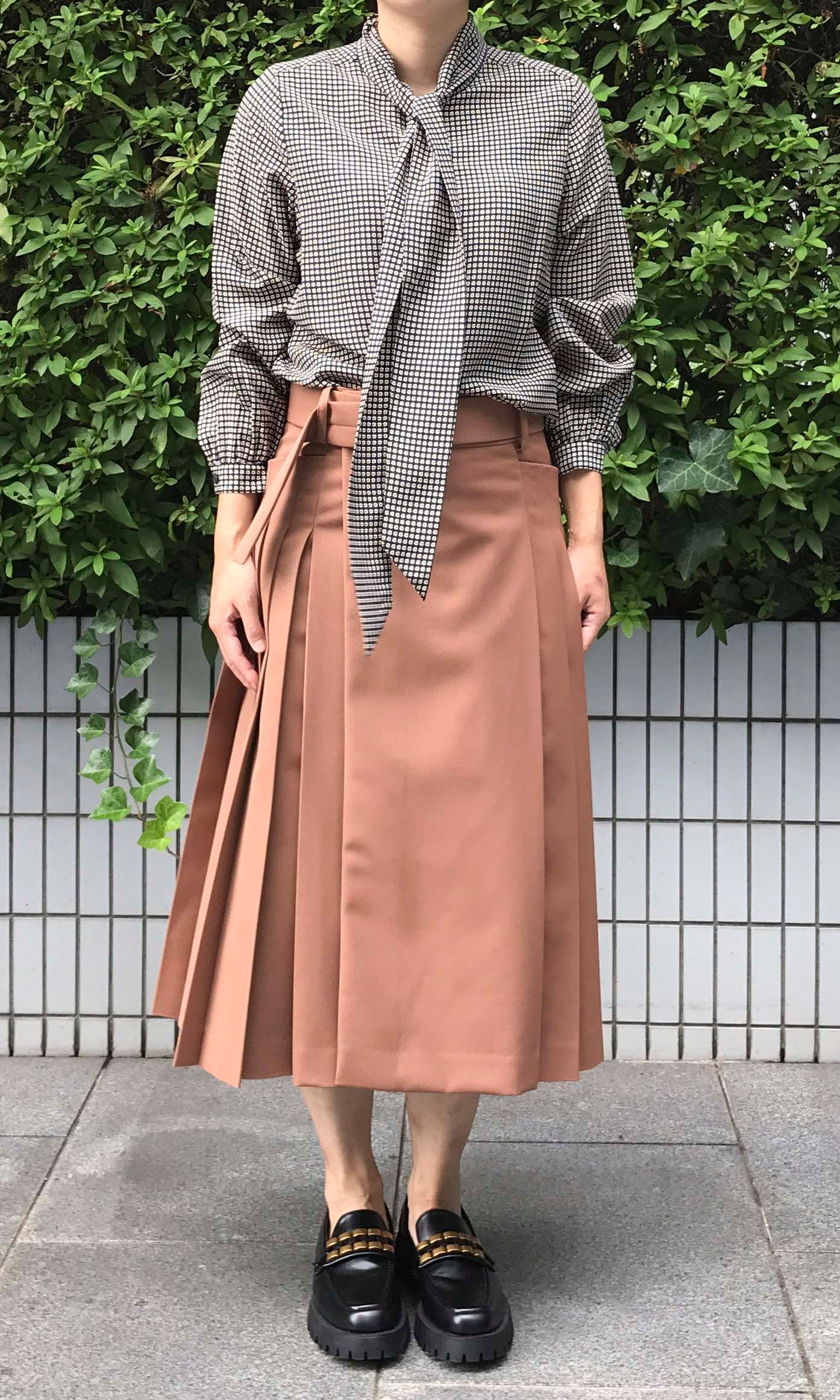 beautiful people 新品未使用タグ付ラップ風キルトスカートパンツ beautiful people 新品未使用タグ付ラップ風キルトスカートパンツ