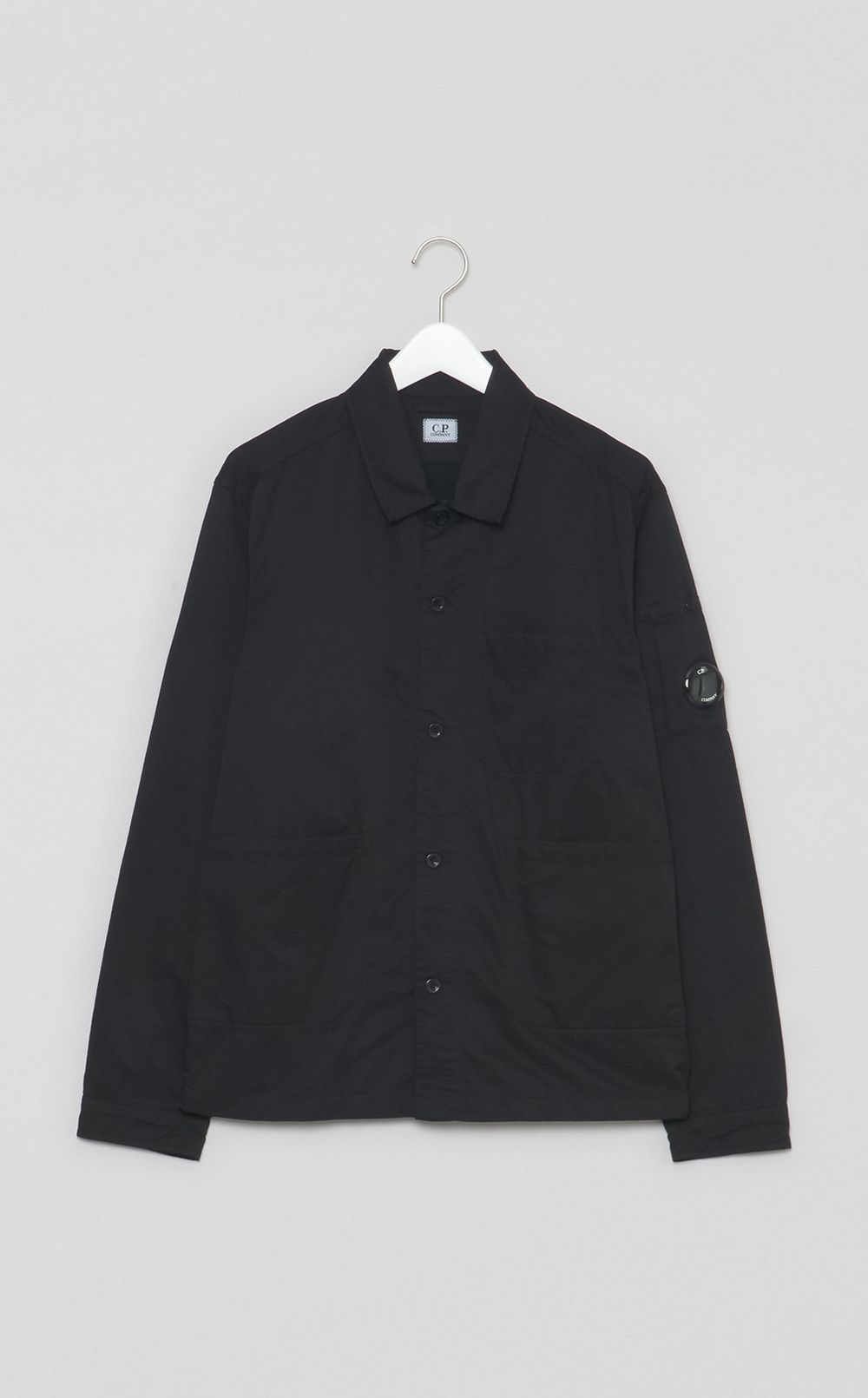 フラットナイロンシャツブルゾン