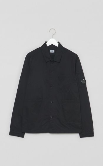 フラットナイロンシャツブルゾン