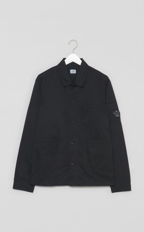 フラットナイロンシャツブルゾン