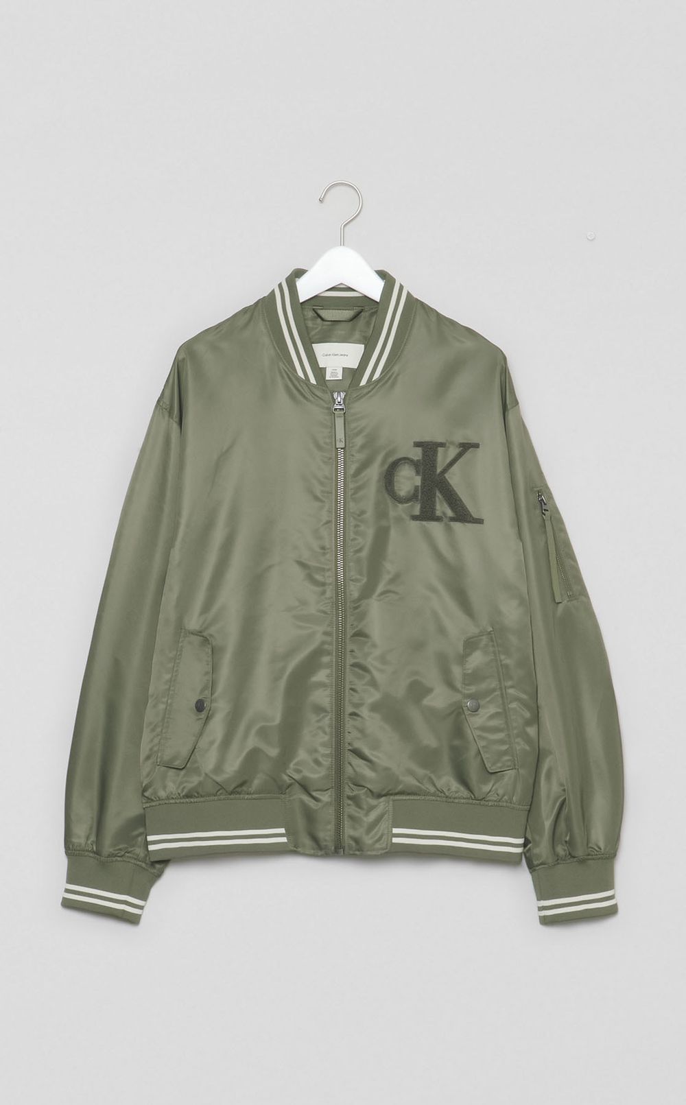 フロントロゴボンバージャケット