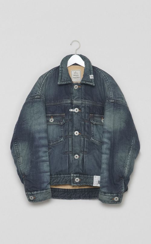 パファーデニムジャケット