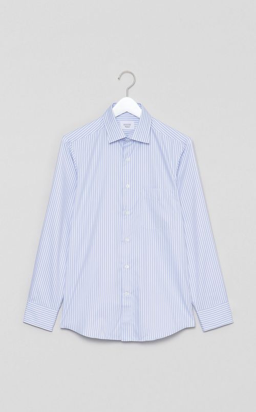 トロッターセミワイドストライプシャツ