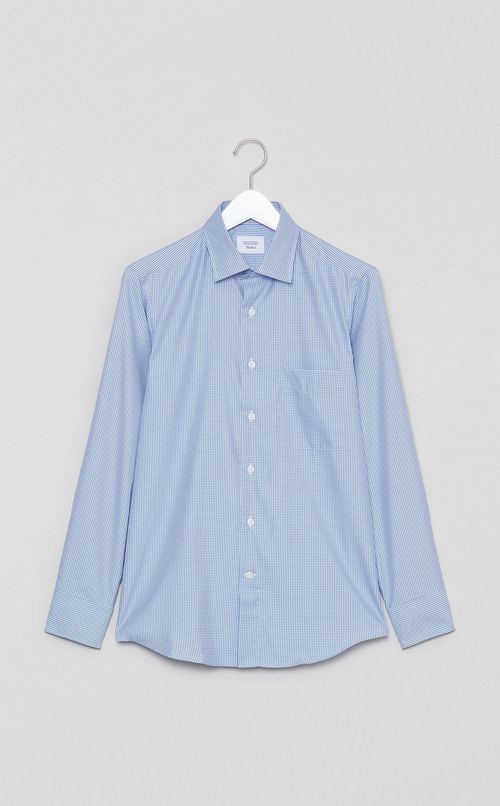 トロッターセミワイドギンガムシャツ