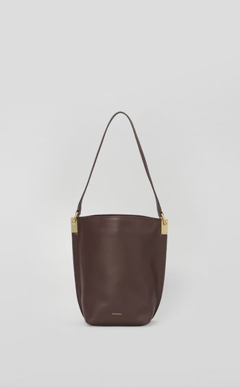 レザーショルダートートバッグ