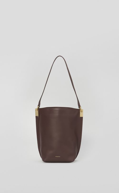 レザーショルダートートバッグ