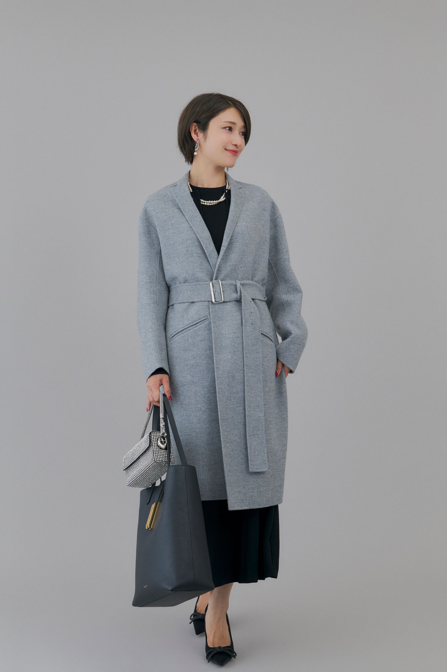 冬の結婚式会場までは厚手のコートで防寒対策を