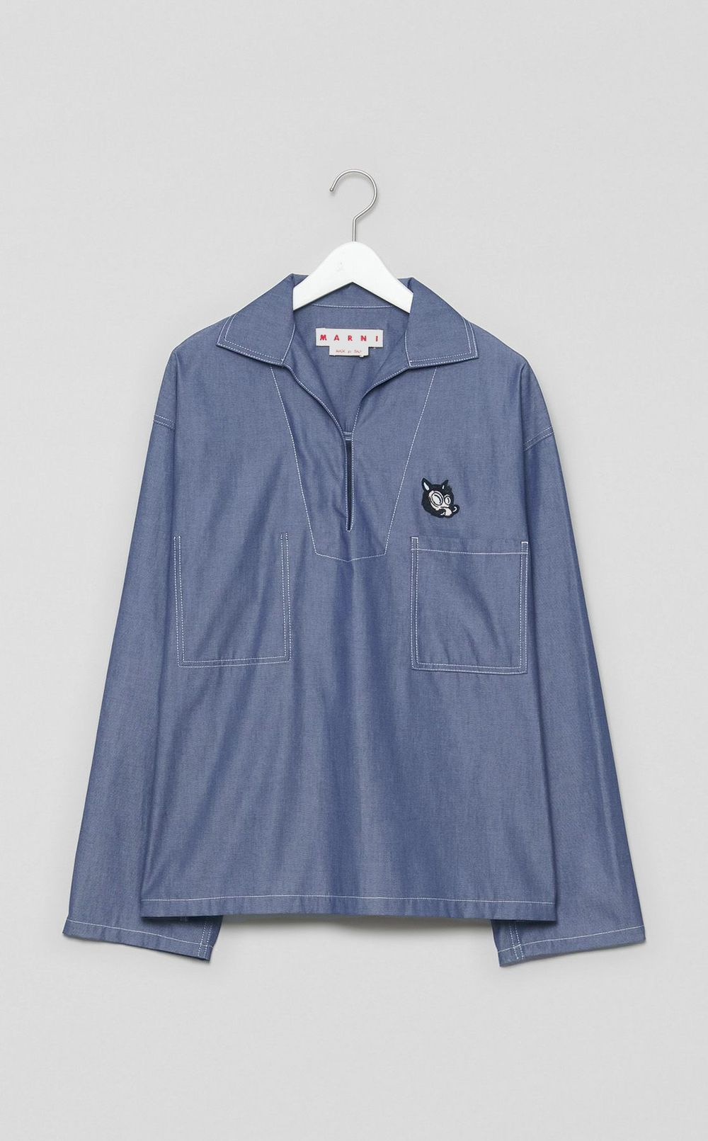 セーラーカラープルオーバーシャツ