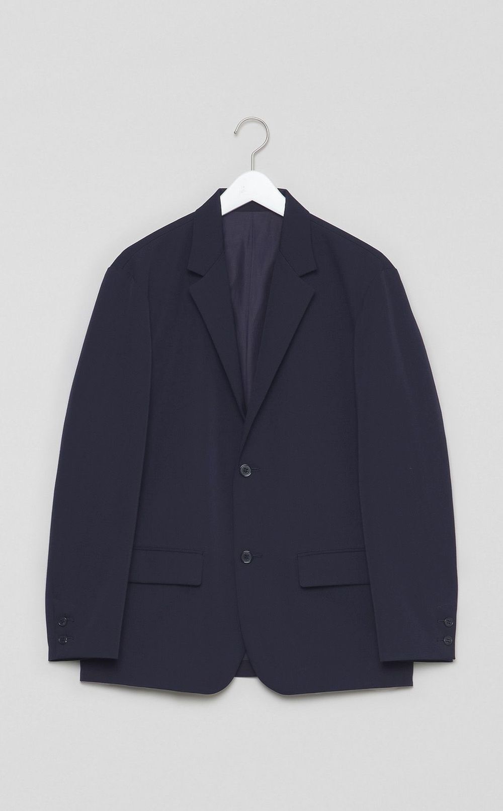 ウール2ボタンシングルジャケット